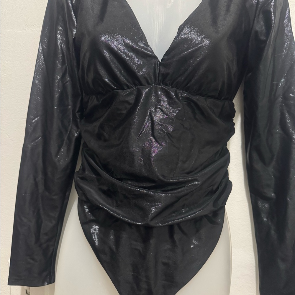 Elegant Black Long Sleeve Top